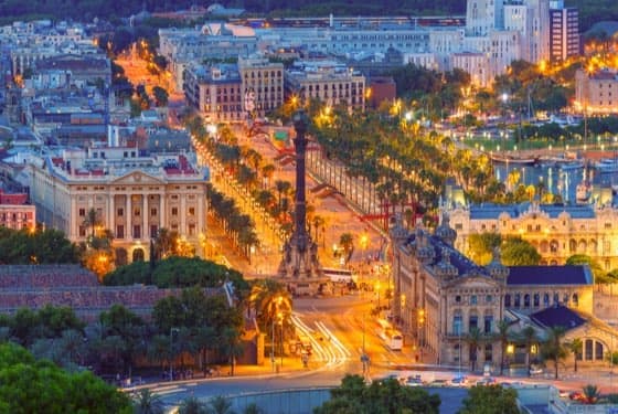 Lively La Ramblas